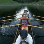 Talende Ruderboot