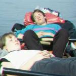 gameln im Ruderboot