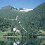 wasserfall am Fjord