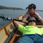 Victor Thomas im Ruderboot DWM07