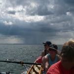 Regensfront vor den Ruderern Sw08