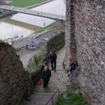 saarburg Ruderer auf dem Weg zur Burg SMR08