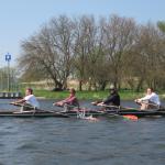 Rudervierer auf dem Weg nach Stettin O09