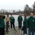 Ruderer vom KST am Steg beim BRC 09