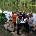 Siegerehrung Drachenjaeger Drachenbootcup 2010