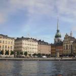 Gamla Stan Stockholm vom Ruderboot S10