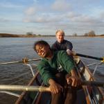 Nirina und Matze Silvesterfahrt 2011 Elbe
