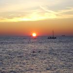 Sonnenuntergang am Ijsselmeer 2011