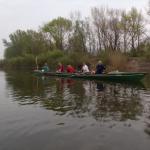 Vierer auf dem Kanal Karavukovo Donau 2012