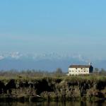 Einsames Haus in der Lagune Venedig 2012