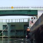 letzte Schleuse vor Danzig Weichsel 2013