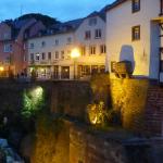 Saarburg ueber dem Wasserfall 2013