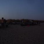 Am Strand bei Sonnenuntergang Po 2014
