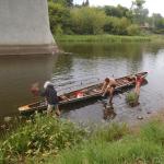 Rozan bruecke anlegen der ruderboote 2015