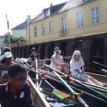 Rathenow Ruderer vor der Stadtschleuse 2015