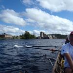 Wolfgang vor Burg Olavlinna Finnland 2016