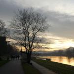 Elbe in Decin Winter 2016