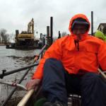 Muehlberg im Hafen Pause Elbe 2016