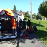 Abendessen am Ufer der Maas Stenay Blog 2017