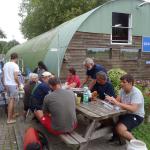 Ruderer beim Abendessen Venlo Ruderclub Blog 2017