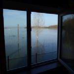 Fetesti Blick aus dem Hotelfenster Donau 2018