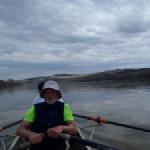 Ruderboot auf dem Weg nach Mechka Donaufahrt 2018