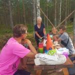 Abendessen Biwakplatz 2019