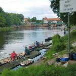 Start in Stahnsdorf an der Schleuse Ruderboote