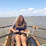 Johanna im Boot die Frisur sitzt 2021