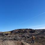 Krafla Lavafeld Paul mit Drohne im Einsatz Island 2022