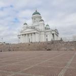 David vor dem Dom in Helsinki 2022