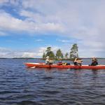 Girlie Inrigger vor Insel Inari 2022