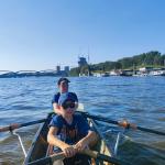 Kinder Ruderboot EInfahrt Hamburg 2023