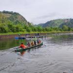 Baumgarten C4x+ im Lorelei Hafen EUREGA 2024
