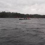 Oslofjord Deckung hinter einer Insel Ruderboote 2018