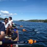 Ruderboot auf dem Weg nach Tonsberg 2018