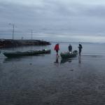Ruderboote am Badestrand Oslofjord 2018